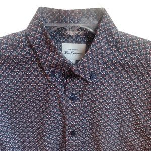 Ben Sherman Small Cotton Floral Button Down